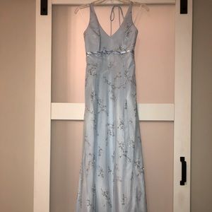 Baby Blue Vintage Formal Gown